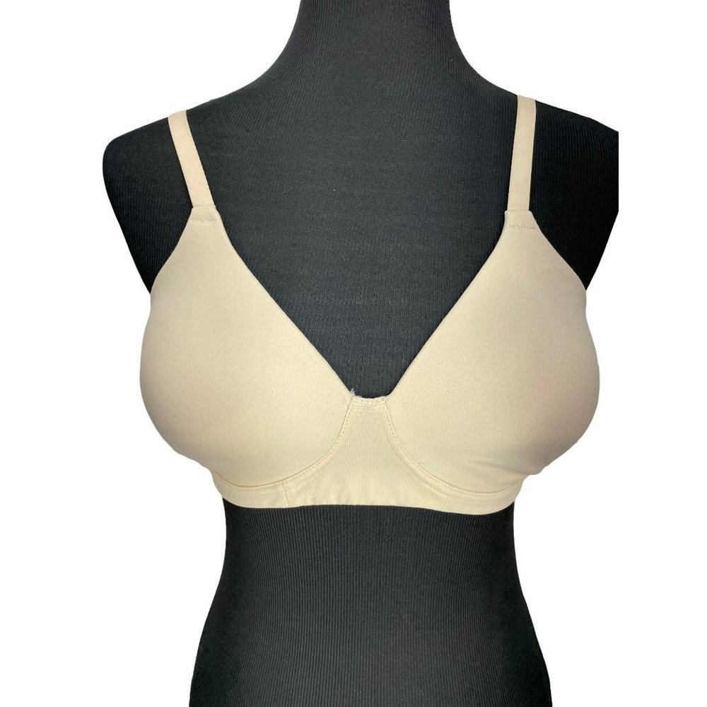 BALI Comfort Revolution Wirefree‎ Beige Bra 3413 Size B 38/85
